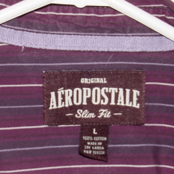 ORIGINAL AEROPOSTALE Slim Fit shirt sz.L - Picture 3 of 3